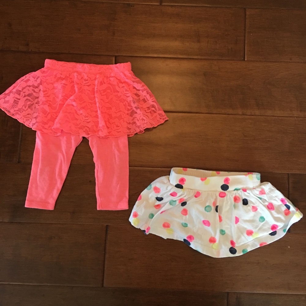 Set of baby skirts